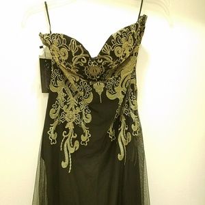 Black sheer elegant dress